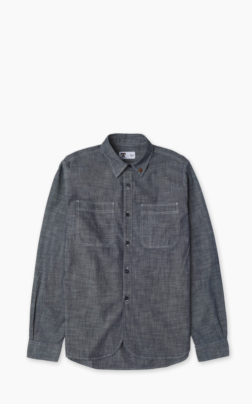 Tellason Fisher Shirt New Chrambray Blue