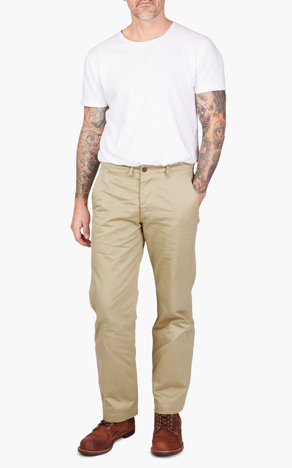 Warehouse & Co. Lot 1082 West Point Basic Chino Beige | Cultizm