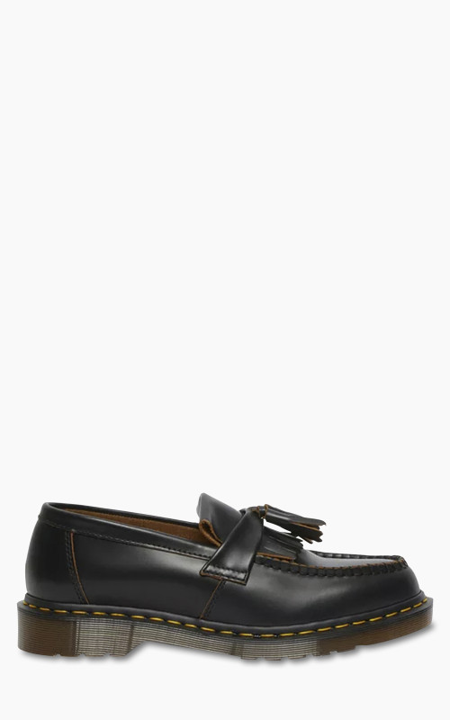 Dr. Martens Adrian Vintage Quilon Tassle Loafer Black