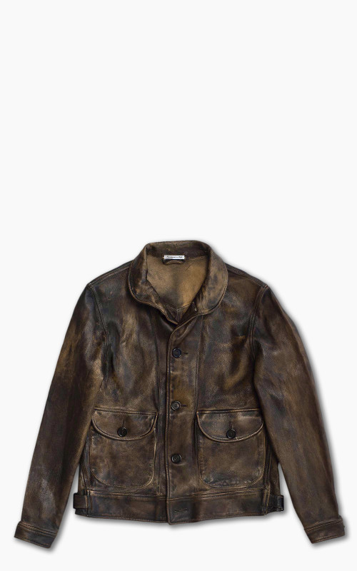 Shangri-La Heritage Cossack Leather Jacket Deserto