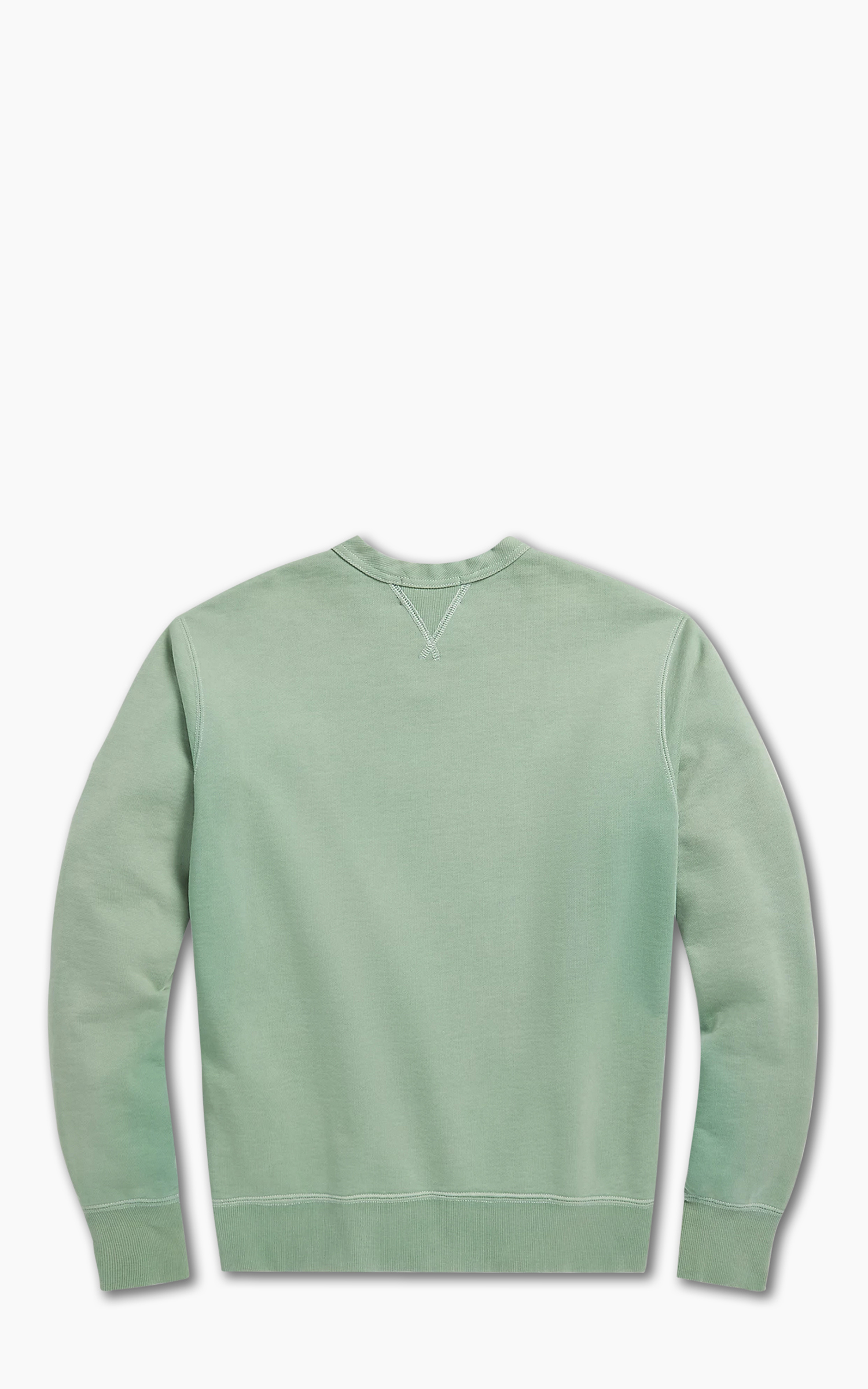 RRL Garment-Dyed Logo Fleece Sweatshirt Turquoise | Cultizm