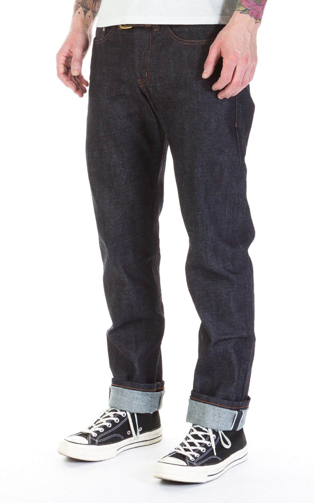 Naked Famous Denim Weird Guy Deep Indigo Rigid Selvedge Oz Cultizm