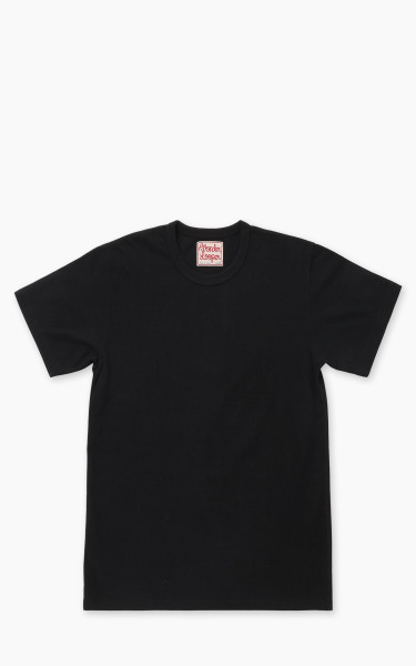 Wonder Looper ELS Recycled Cotton Slub Crewneck T-Shirt Black