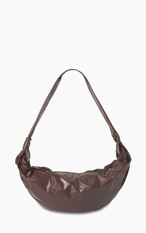 Lemaire Large Croissant Bag Lightweight Leather Roasted Pecan
