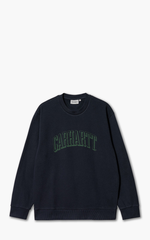 Carhartt WIP Scrawl Sweatshirt Dark Navy/Bonsai