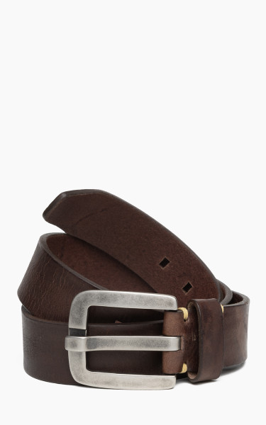 Lee 101 Leather Belt Dark Brown