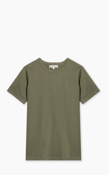 Merz b. Schwanen 1950s Crew Neck Tee Army