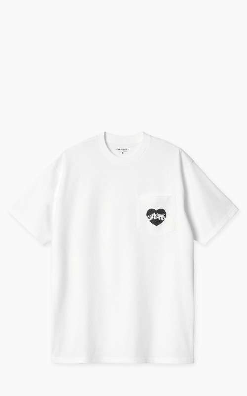 Carhartt WIP S/S Amour Pocket T-Shirt White/Black