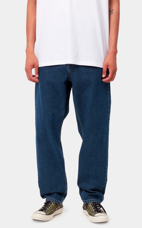 carhartt newel pant blue stone washed