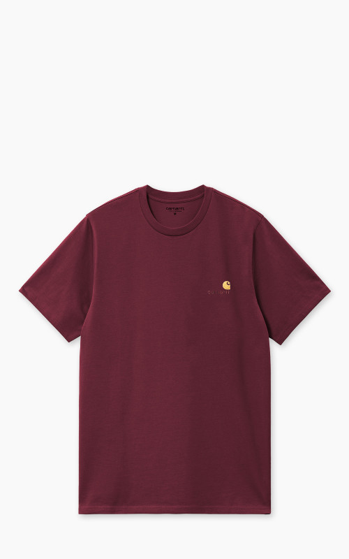 Carhartt WIP S/S American Script T-Shirt Malbec