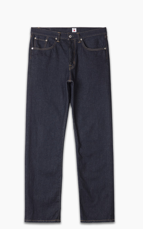 EDWIN Slim Tapered Jeans - Kaihara Pure Indigo Stretch Denim - Blue - rinsed