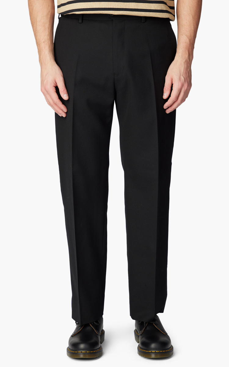 Markaware Flat Front Trouser Black | Cultizm