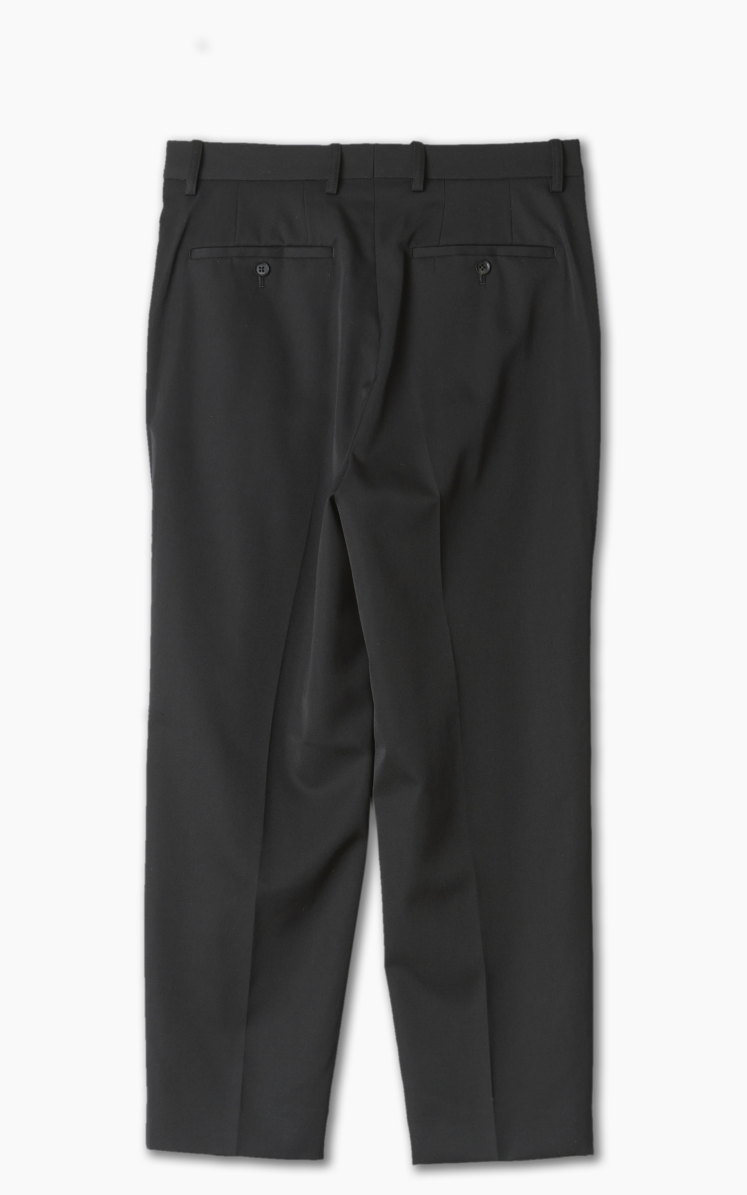 Wide Tapered Trousers Black