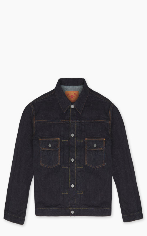 The Flat Head FN-OJ-D002 Denim Jacket 50s One Wash Indigo