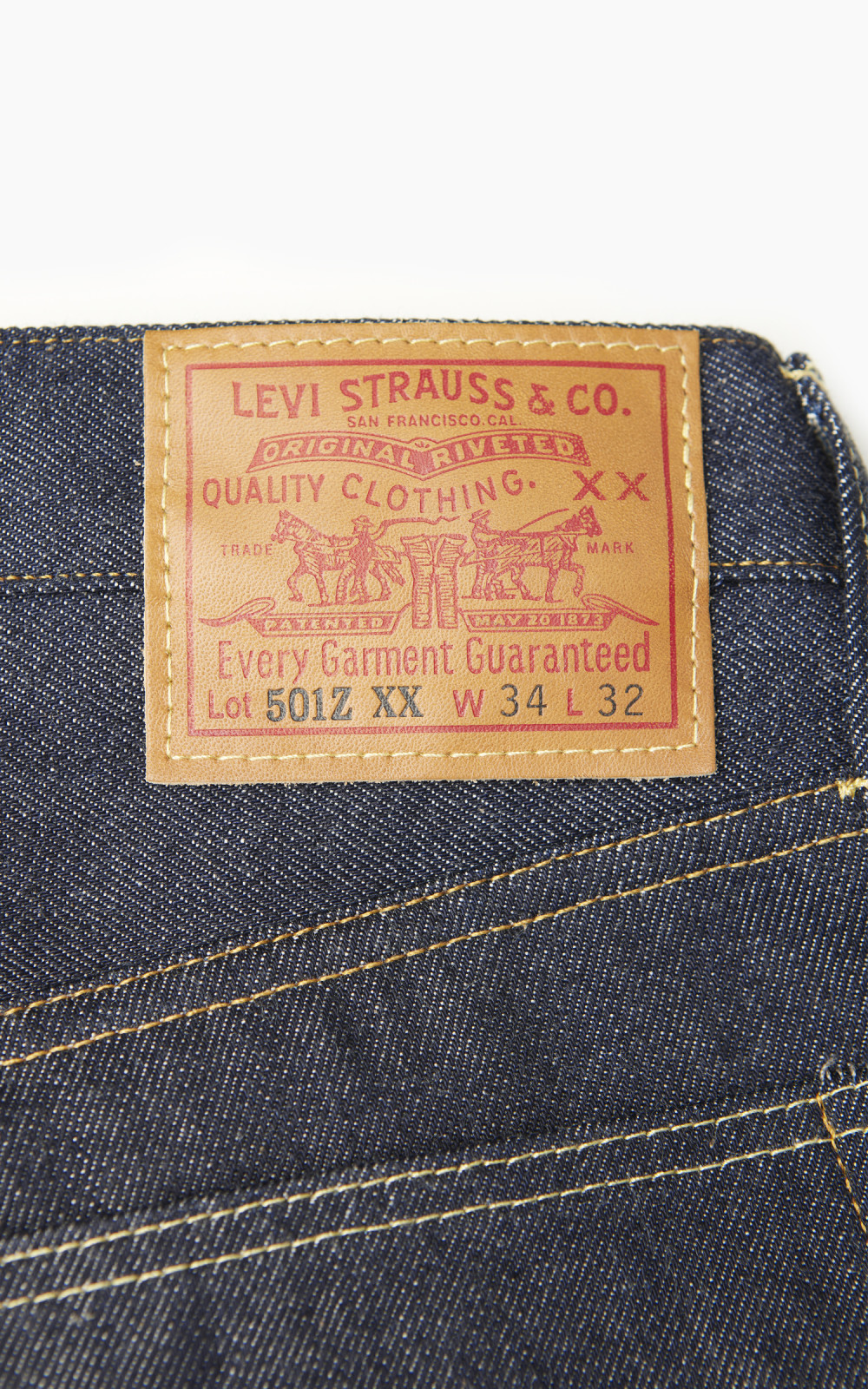 Levi s Vintage Clothing 1954 501 Jeans Dark Indigo Rigid Cultizm