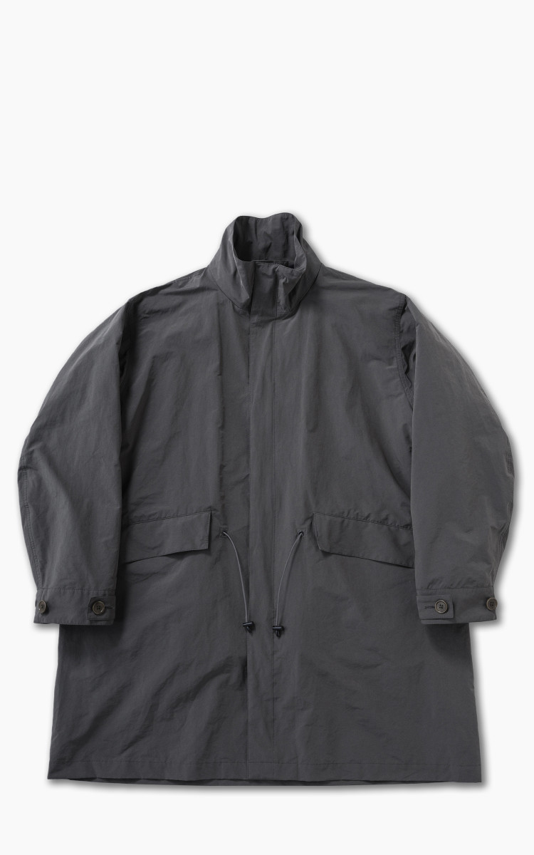 Kaptain Sunshine Mill Coat Black Olive | Cultizm