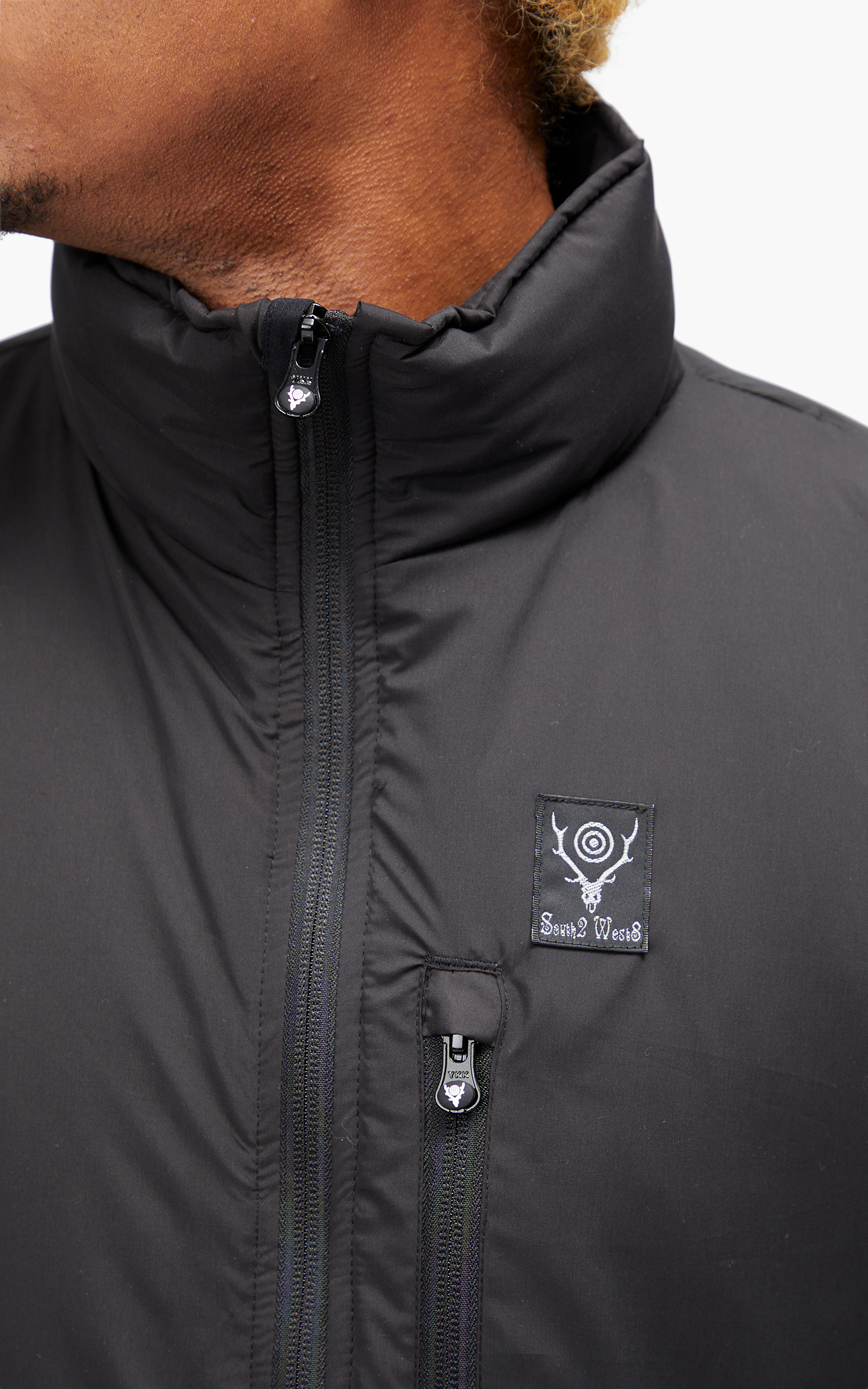 South2 West8 Insulator Jacket Poly Peach Skin B-Black | Cultizm