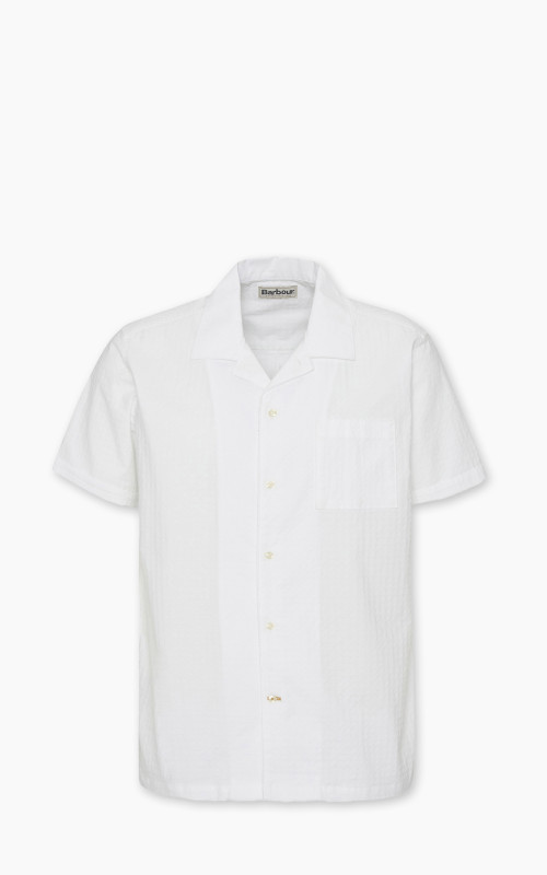 Barbour Irvine Textured S/S Shirt White