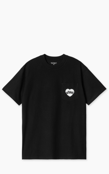 Carhartt WIP S/S Amour Pocket T-Shirt Black/White