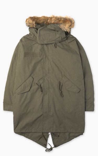 Houston US M65 Fishtail Parka Hooded Olive Drab