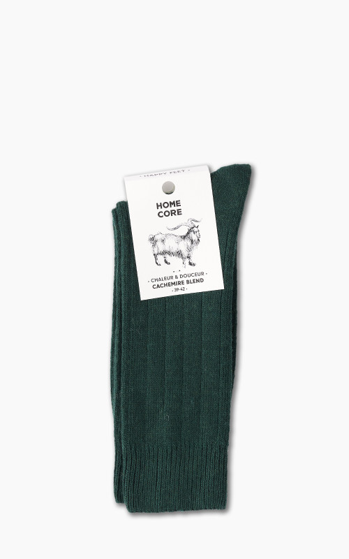 Homecore Cashmere Blend Socks Primary Green