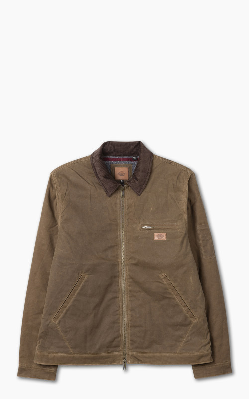 Dickies Lucas Waxed Canvas Chore Jacket Acorn