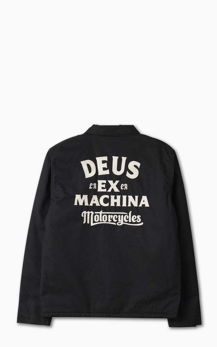 Deus Ex Machina Breeze Coach Jacket Black | Cultizm