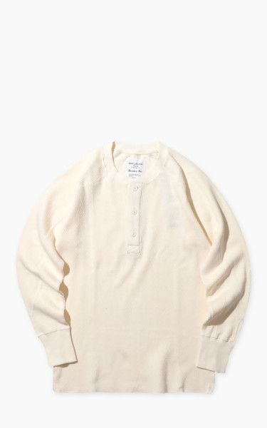 Houston Heavy Thermal L/S Henley Offwhite