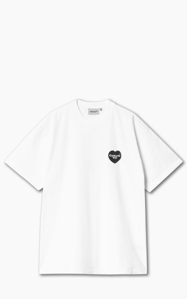 Carhartt WIP S/S Heart Bandana T-Shirt White/Black Stone Washed