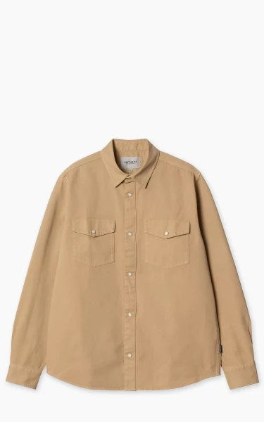 Carhartt WIP L/S Santa Fe Shirt Dusty H Brown