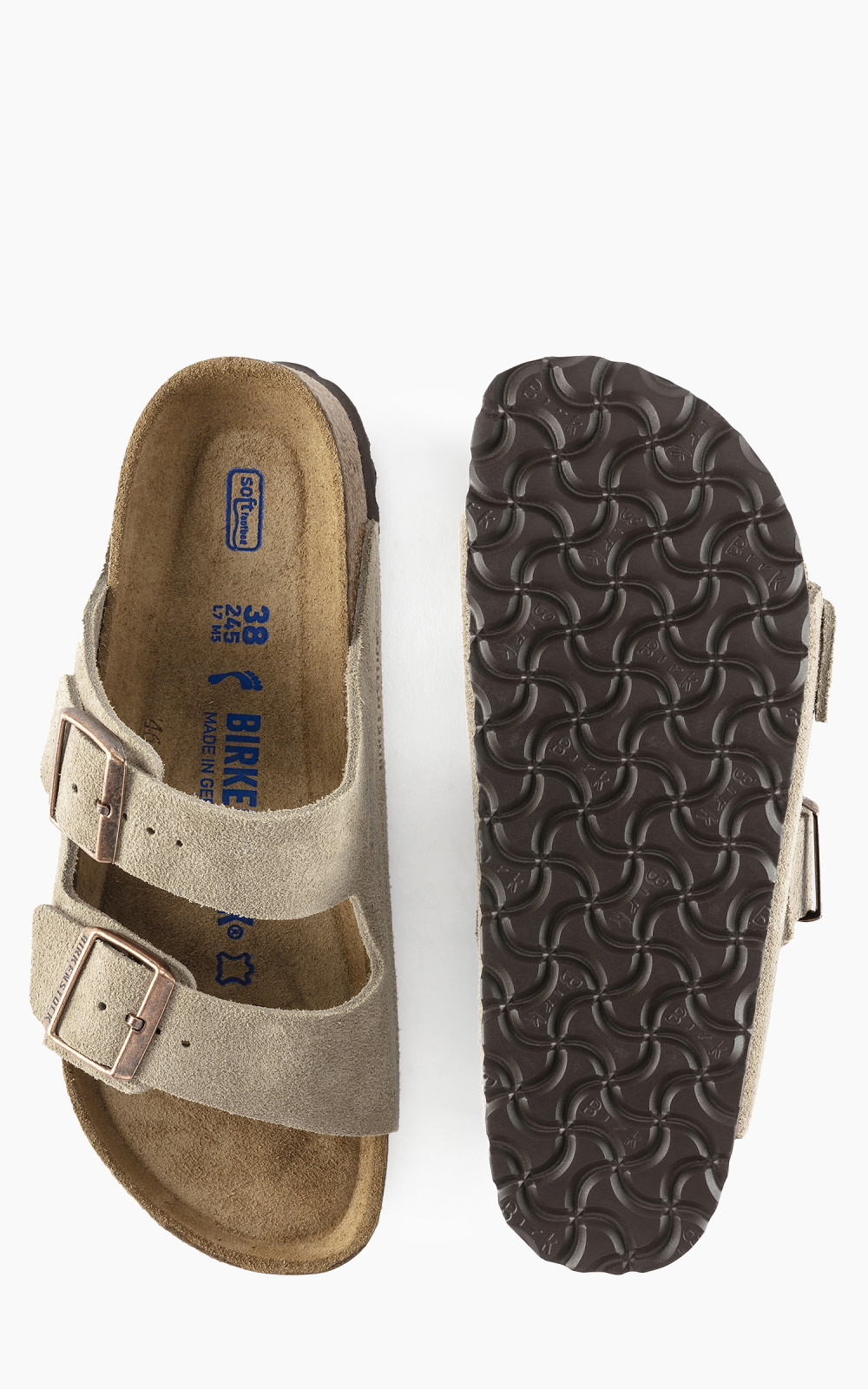 Birkenstock Arizona Soft Footbed Suede Taupe Cultizm