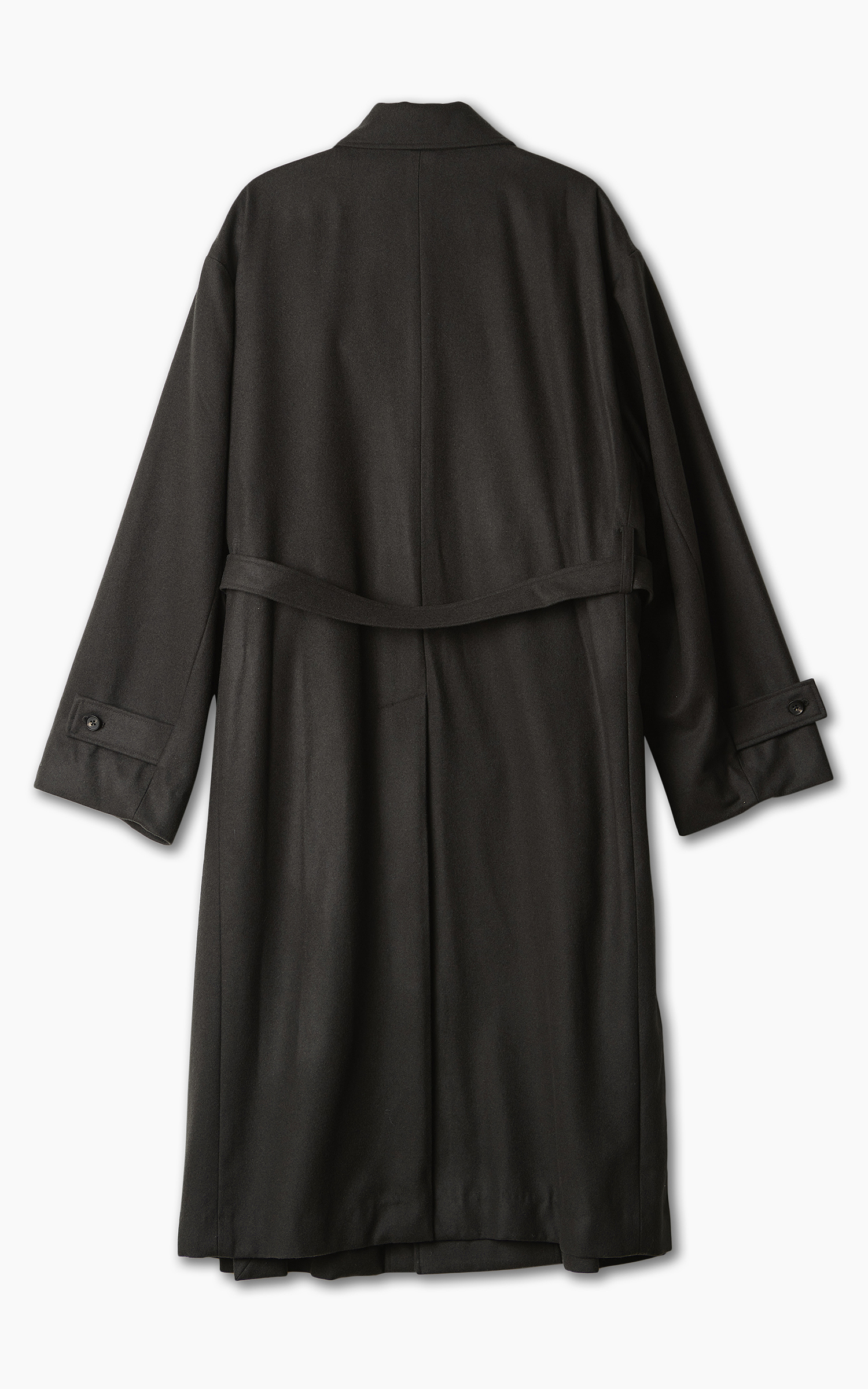 stein Oversized Layered Single Coat Shade Charcoal | Cultizm