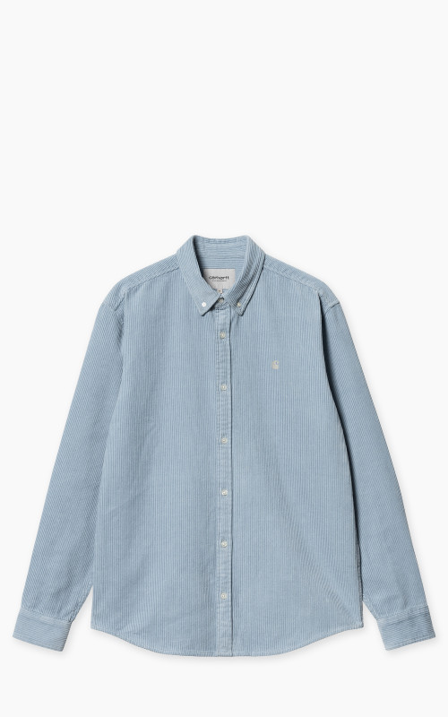 Carhartt WIP L/S Madison Cord Shirt Dusty Ice/Wax