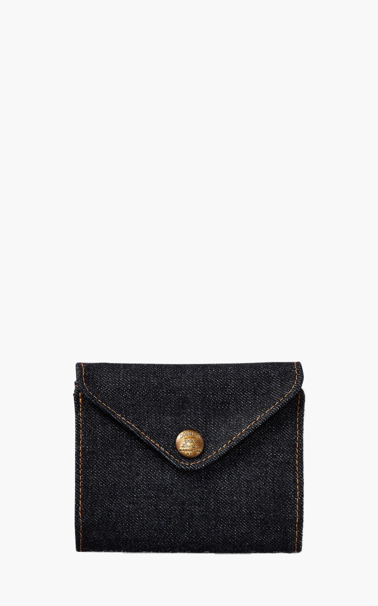 RRL Billfold Wallet Indigo Denim | Cultizm