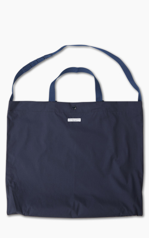 Engineered Garments Carry All Tote Cotton Duracloth Poplin Navy