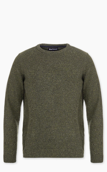 Barbour Essential Tisbury Crew Neck Sweatshirt Dark Seaweed