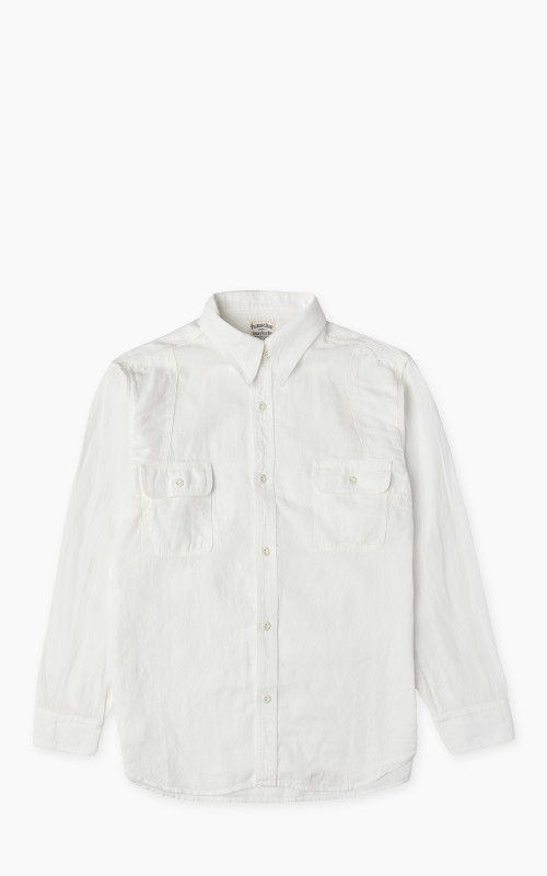 Pherrow’s 770WS Cotton Work Shirt White