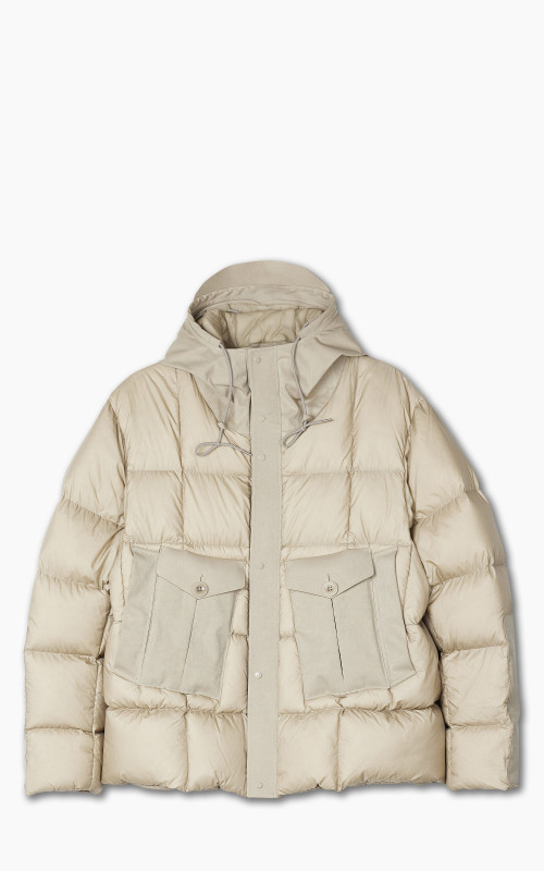 Ten C Tempest Combo Down Jacket Pale Taupe