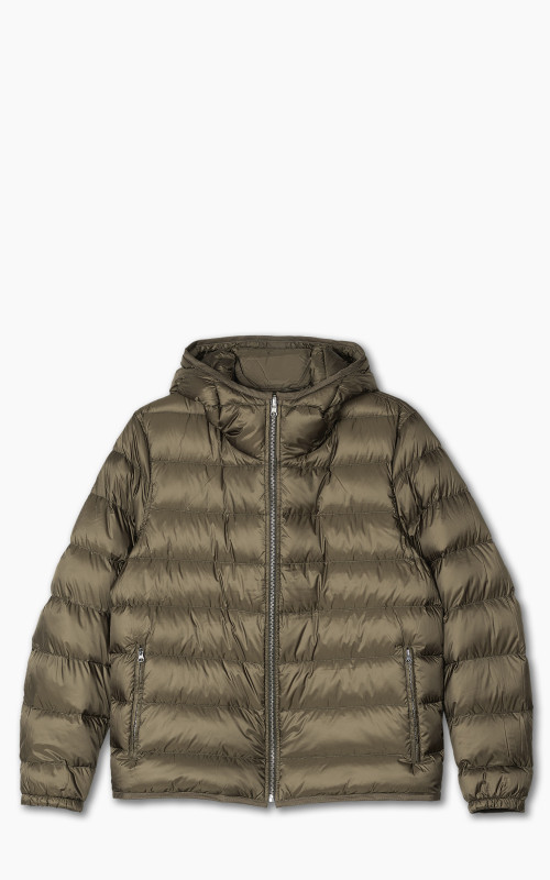 Ten C Hooded Down Liner With Pockets Olive