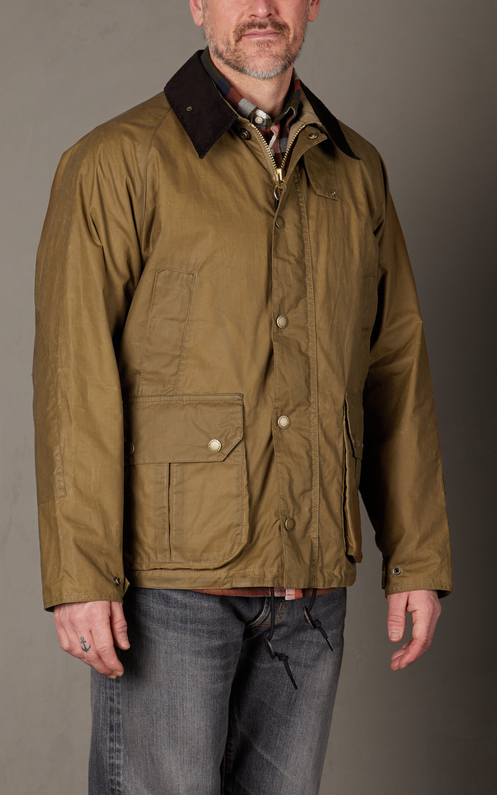 Barbour Deck Waxed Jacket Sand Cultizm