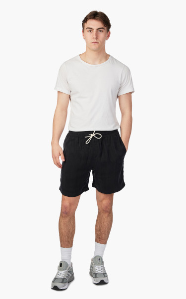 Portuguese Flannel Cupro Shorts Black | Cultizm