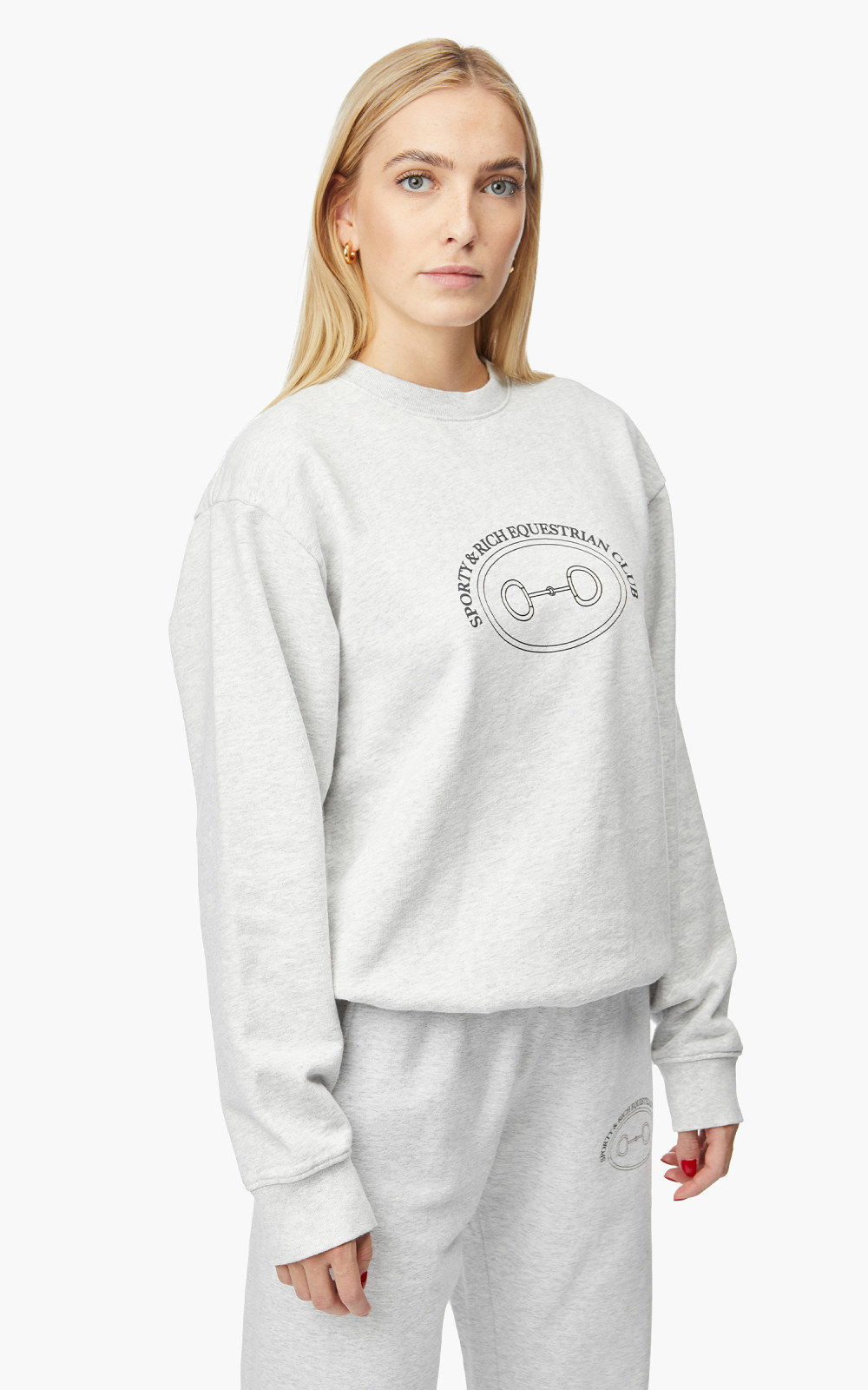 Equestrian crewneck sweatshirt sale