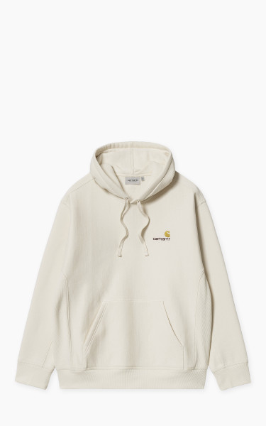 Carhartt WIP Hooded American Script Sweatshirt Natural