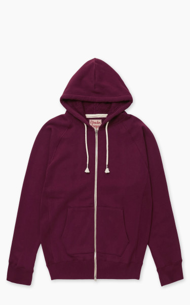 Wonder Looper Zip Hoodie Super Looper French Terry Burgundy