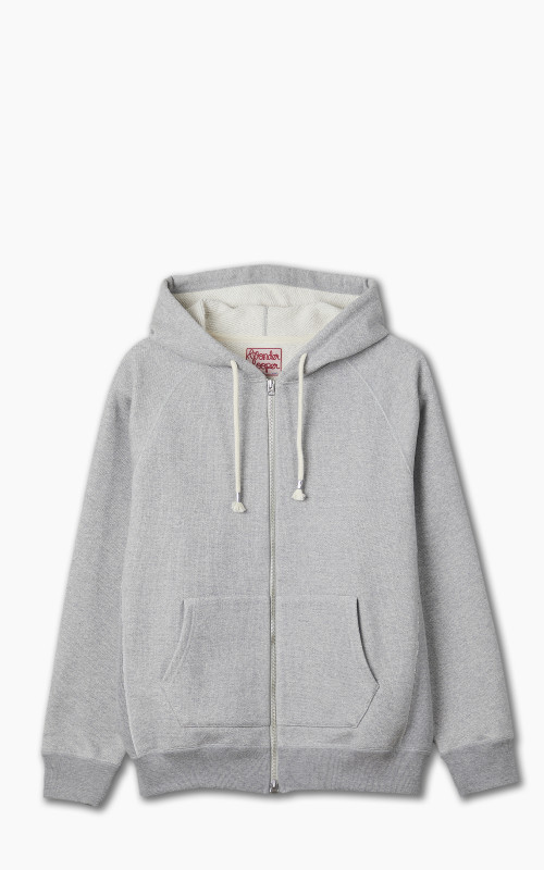 Wonder Looper Zip Hoodie Double Heavyweight French Terry Heather Grey