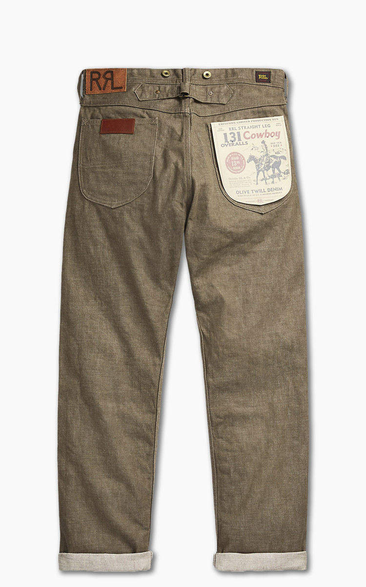 RRL Cowboy Jean Limited Edition Olive Rinse | Cultizm