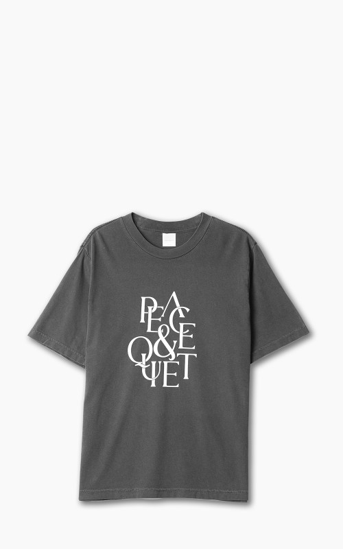 Museum of Peace & Quiet Serif T-Shirt Black