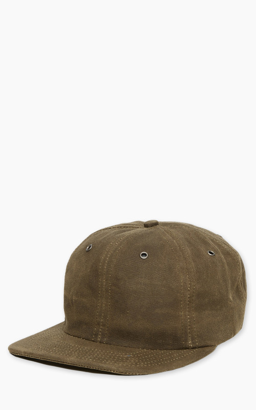 3sixteen Waxed Canvas Baseball Cap Olive