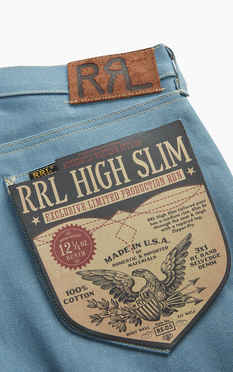 RRL Limited-Edition High Slim Selvedge Jean Rigid | Cultizm