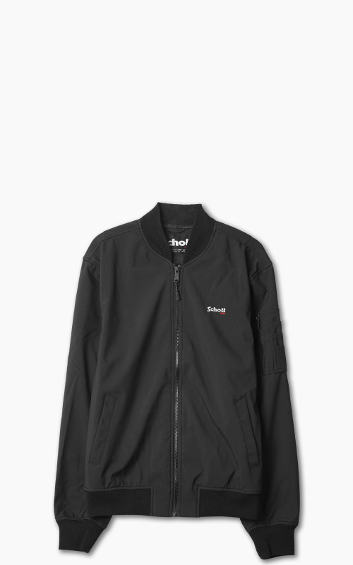 Schott NYC Kyson Bomber Jacket Black